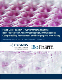 Best Practices In HCP Assay Qualification And Bridging To A New Assay