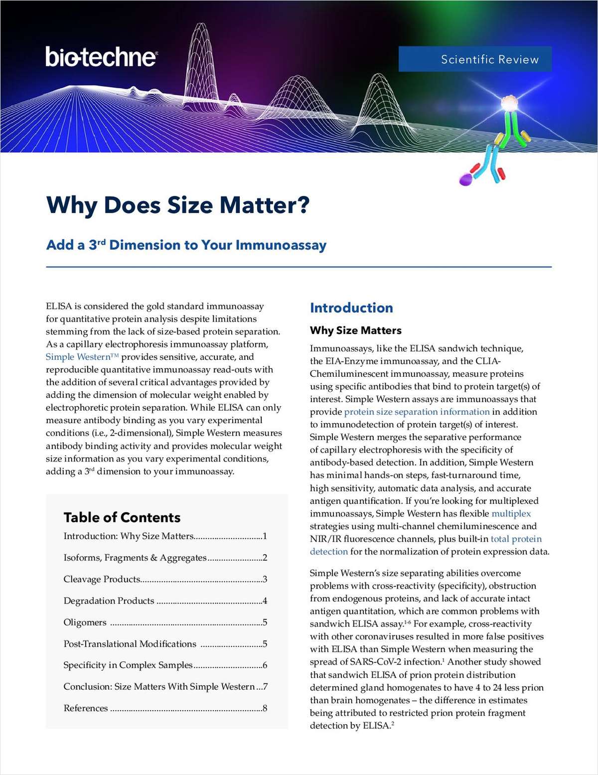Why Does Size Matter? Add a 3rd Dimension to Your Immunoassay