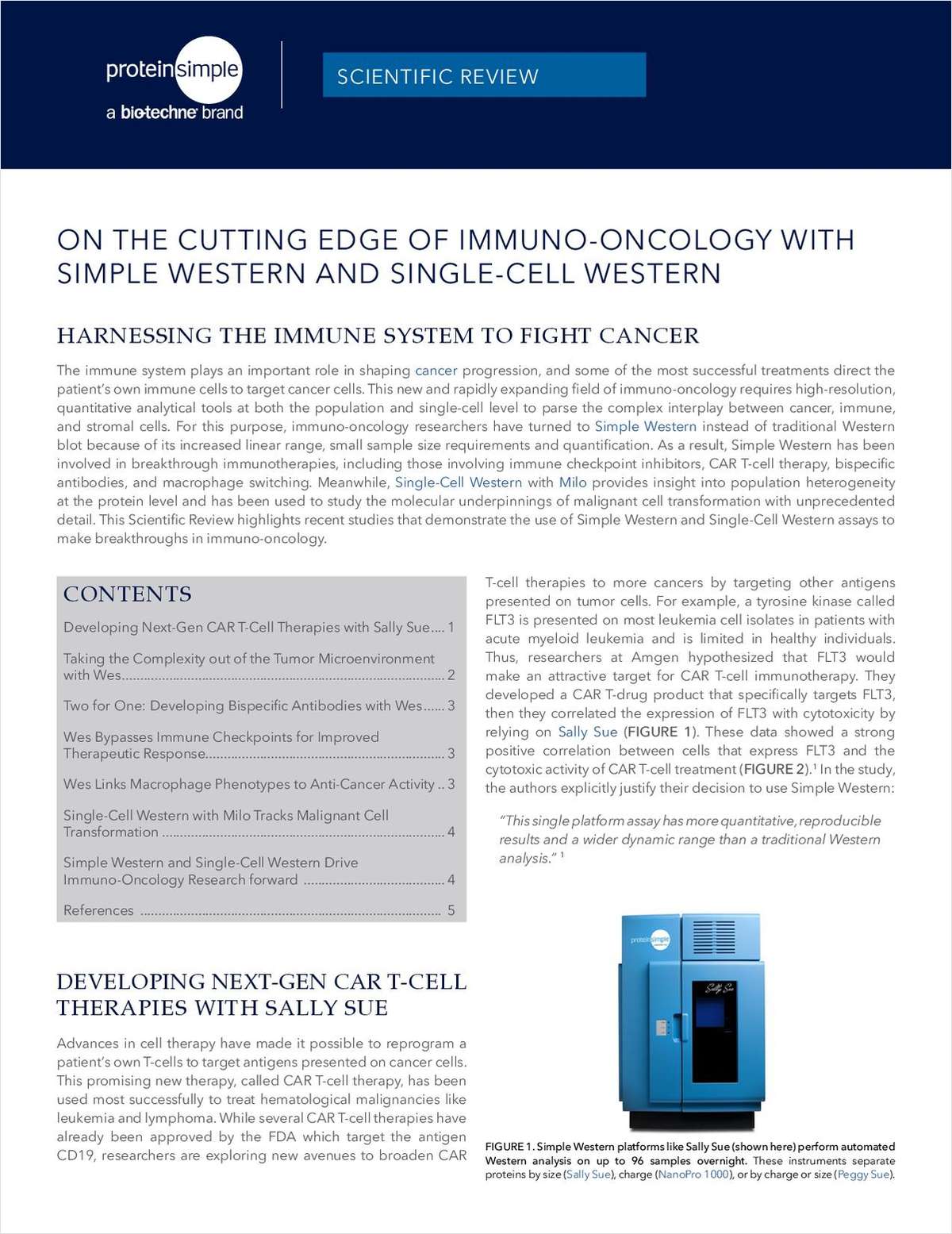 On the Cutting Edge of Immuno-Oncology with Simple Western and Single-Cell Western