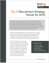 Top 5 Recruitment Strategy Trends for 2015