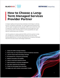 How to Choose a Long-Term Managed Services Provider Partner