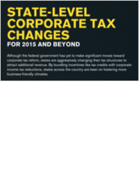 State-Level Corporate Tax Changes