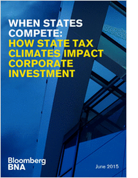 When States Compete: How State Tax Climates Impact Corporate Investment