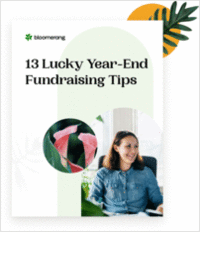 13 Lucky Year-End Fundraising Tips