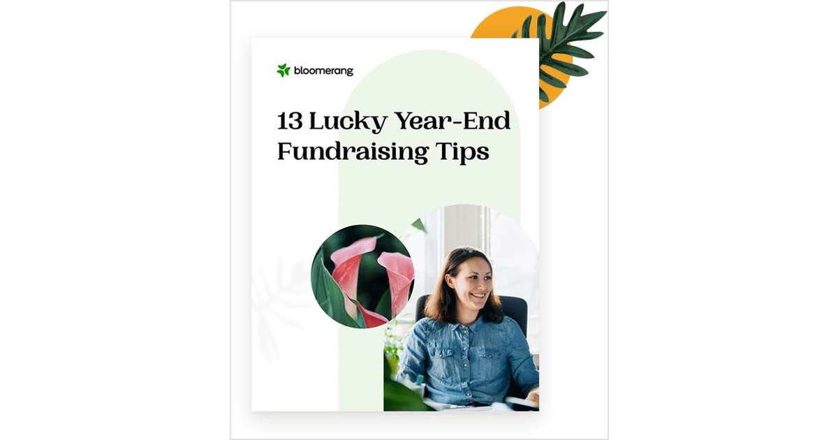 13 Lucky Year-End Fundraising Tips