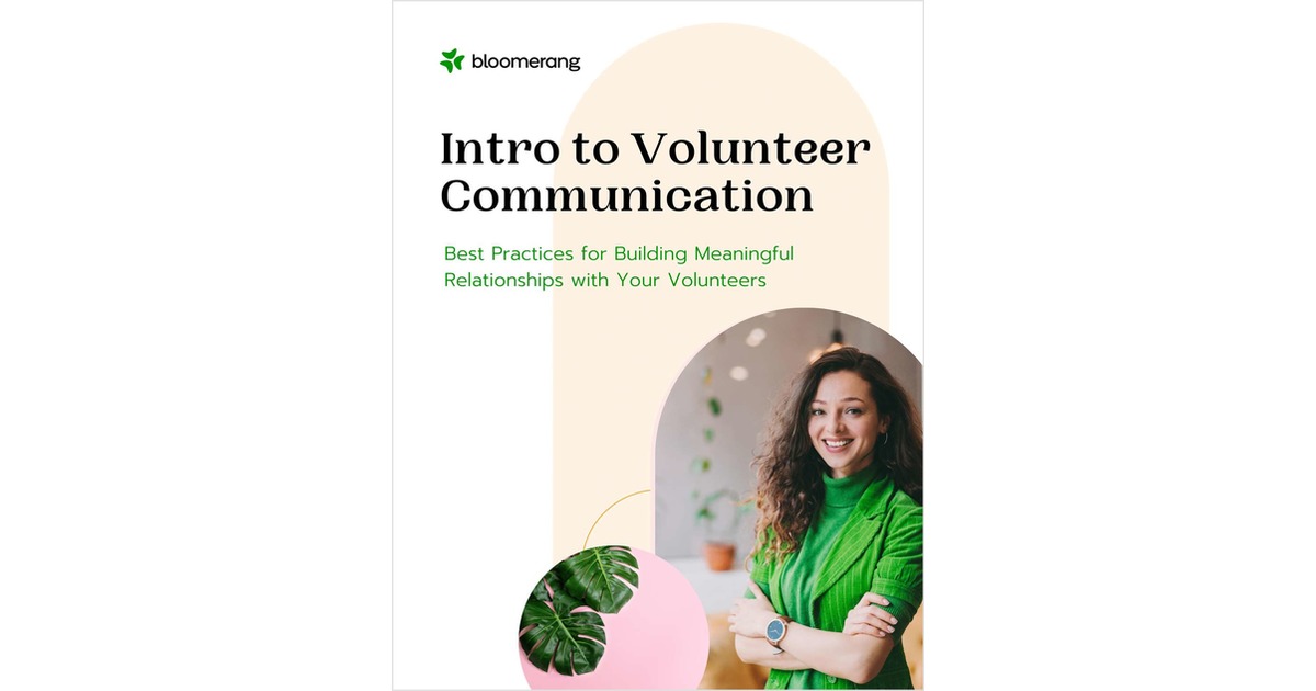 Intro to Volunteer Communication