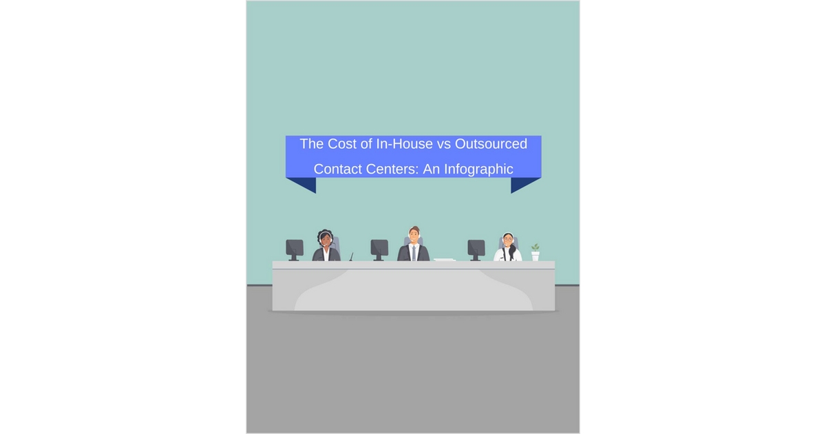 The Cost of In-House vs Outsourced Contact Centers: An Infographic