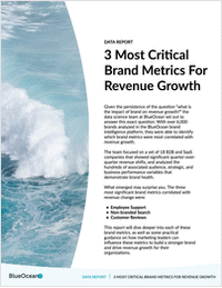 3 Most Critical Brand Metrics for Revenue Growth