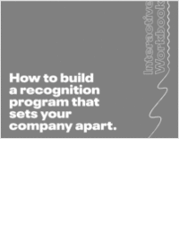 Steal the framework: How to build a recognition program that sets your company apart