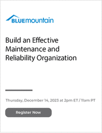 Build an Effective Maintenance and Reliability Organization