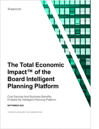 Forrester 2023 Report: The Total Economic Impact™ of the Board Intelligent Planning Platform