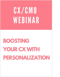 BOOSTING YOUR CX WITH PERSONALIZATION