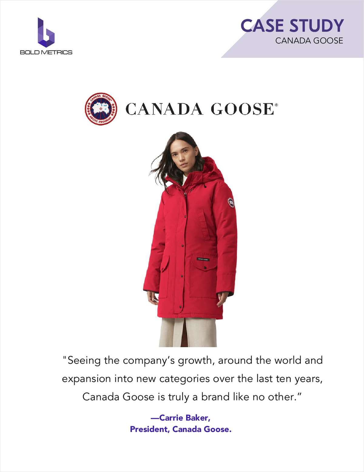 How Canada Goose drives down outerwear returns with Bold Metrics