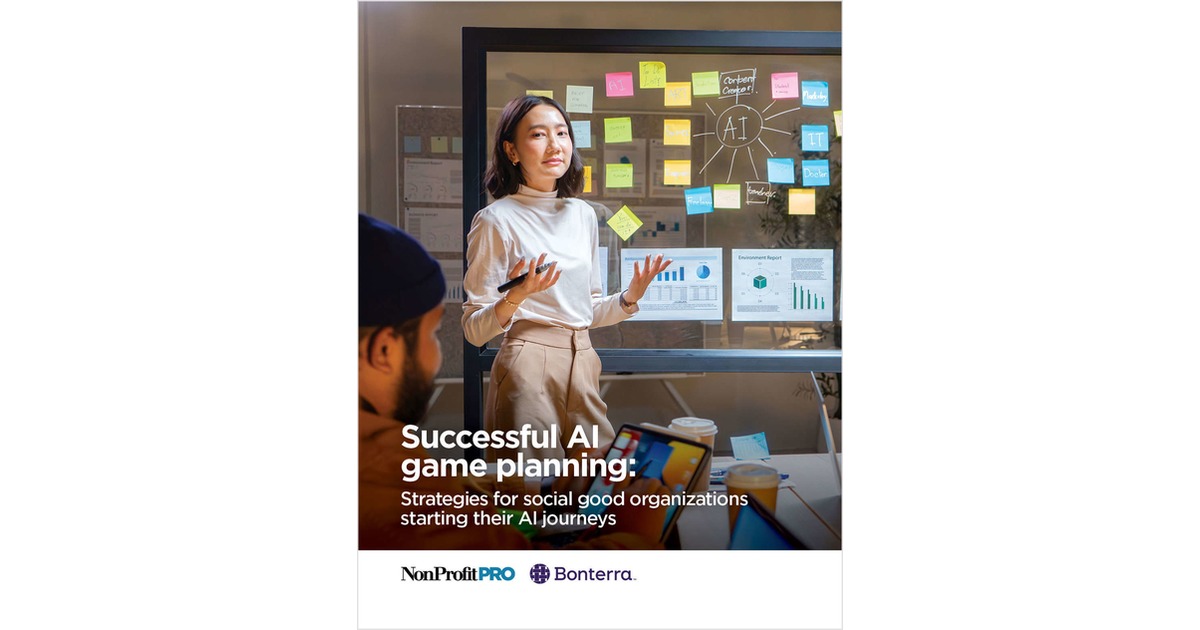 Successful AI game planning: Strategies for social good organizations starting their AI journeys