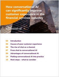 How Conversational AI Can Significantly Improve Customer Experience In The Financial Services Industry