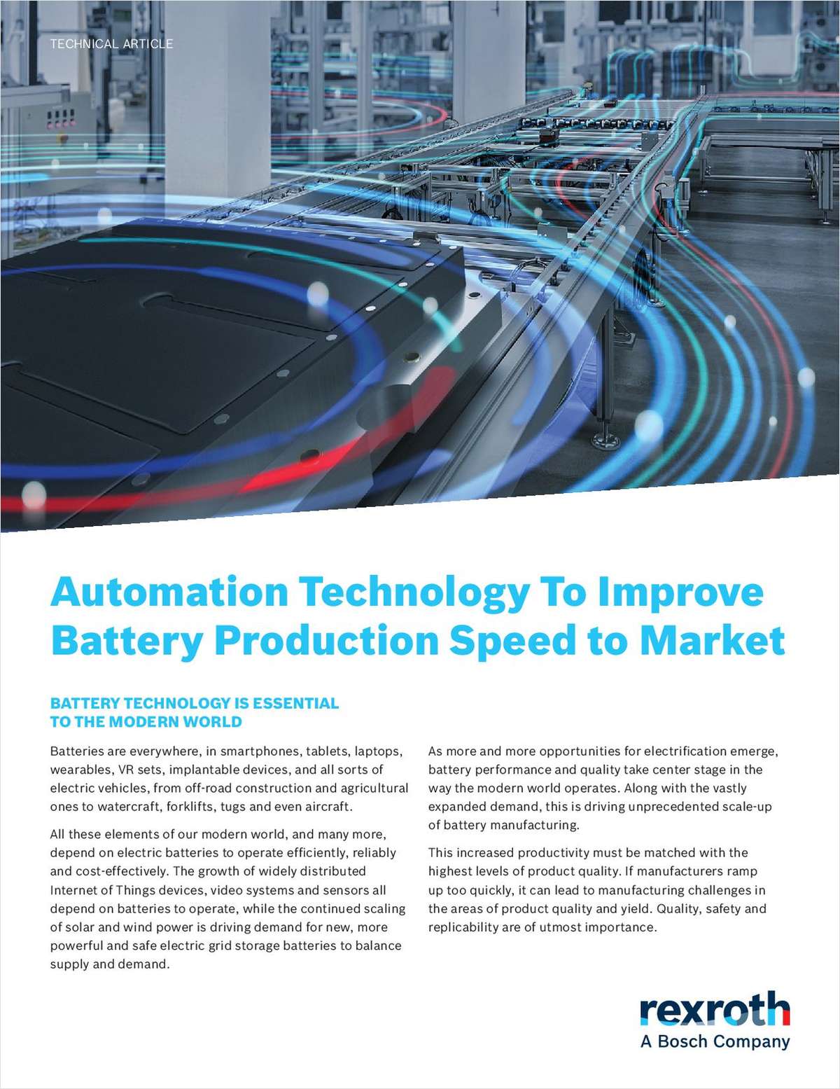 Integrated Automation To Improve Battery Production