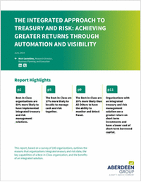 The Treasury and Risk Guide: Achieve Greater Returns through Integration