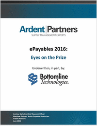 ePayables 2016: Eyes on the Prize