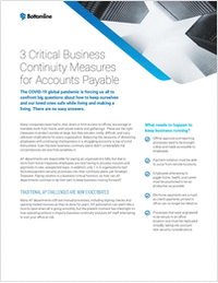 3 Critical Business Continuity Measures for Accounts Payable
