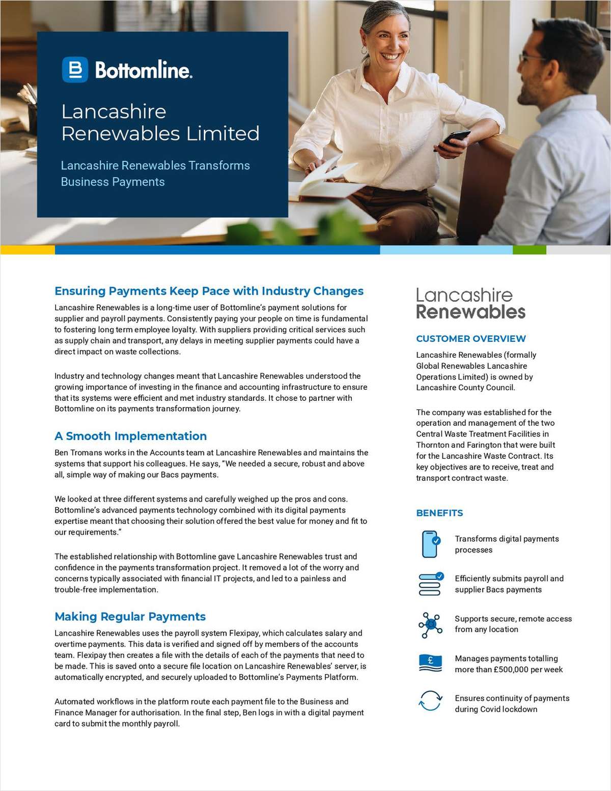 Lancashire Renewables Transforms Business Payments