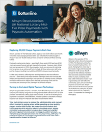 Allwyn Revolutionises UK National Lottery MidTier Prize Payments with Payouts Automation