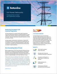 UK Power Networks Closes the Door on Fraud with Confirmation of Payee