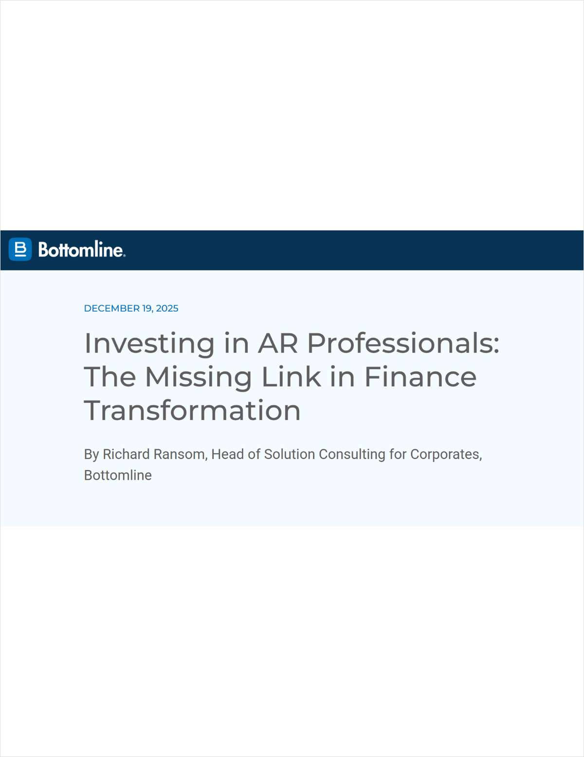 Investing in AR Professionals