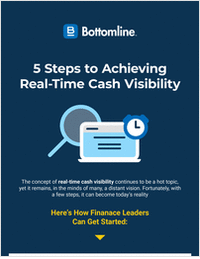 5 Steps to Achieving Real-Time Cash Visibility