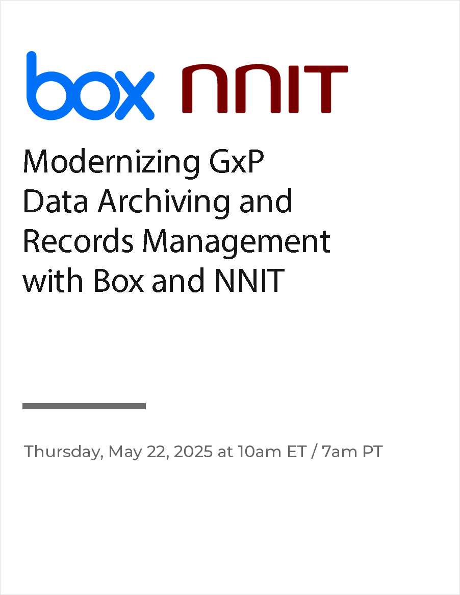 Modernizing GxP Data Archiving and Records Management with Box and NNIT