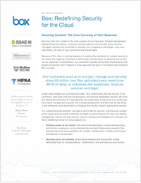 Protect your Business Now with Redefined Security for the Cloud