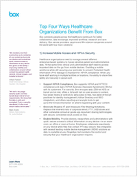 Top Four Ways Healthcare Organizations Can Improve Their Collaborative Workplace