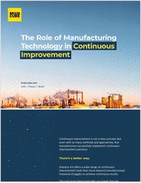 The Role of Manufacturing Technology in Continuous Improvement Ebook