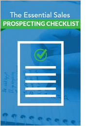 The Essential Sales Prospecting Checklist