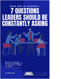 7 Questions Leaders Should Be Constantly Asking