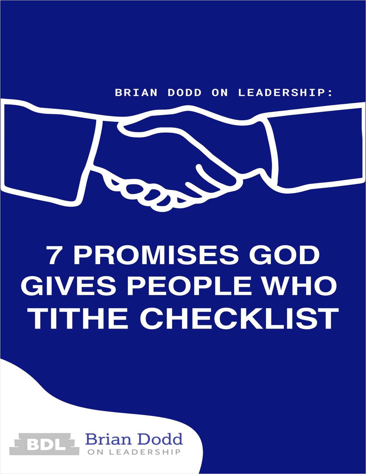 7 Promises God Gives People Who Tithe Checklist