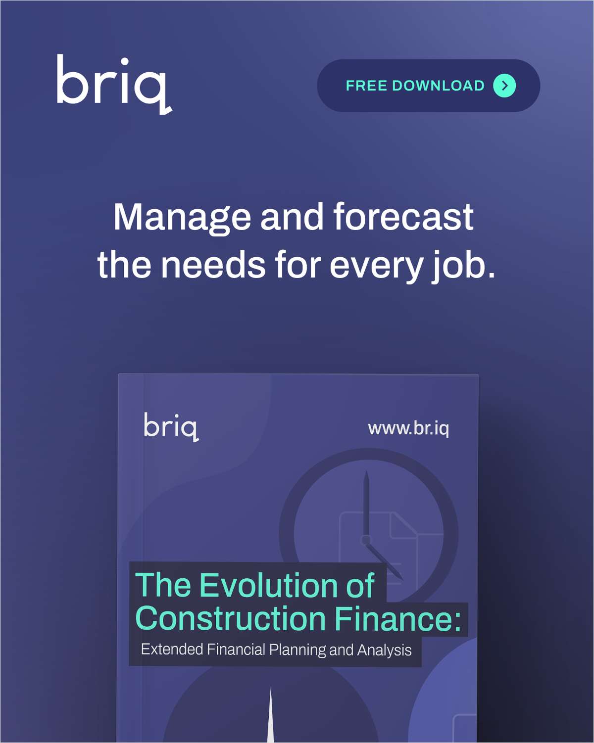 The Evolution of Construction Finance: Extended Financial Planning and Analysis