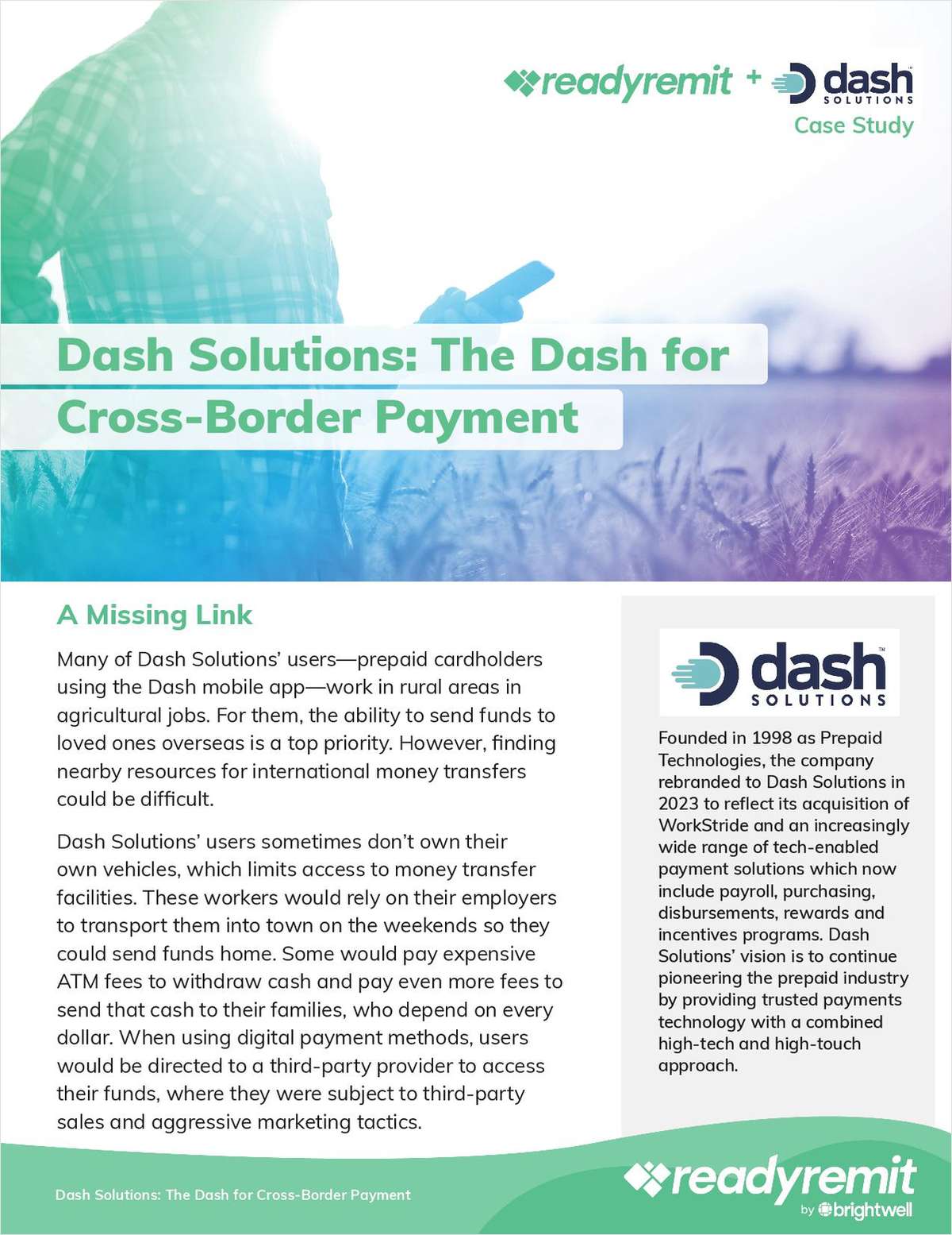 Dash Solutions: The Dash for Cross-Border Payment