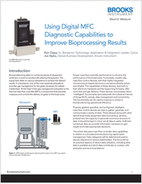 White paper: Using digital MFC diagnostic capabilities to improve bioprocessing results