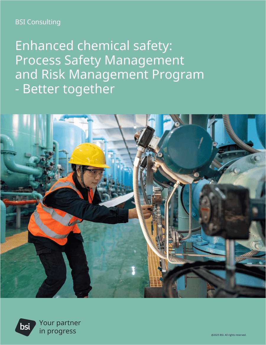 Integrate PSM and RMP strategies that turn hazards into controlled outcomes