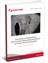 Declaration of Independence: Why the United States Must End Reliance on Chinese Rare Earth Suppliers