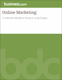 Online Marketing:  Content Marketing to Keep Google Happy
