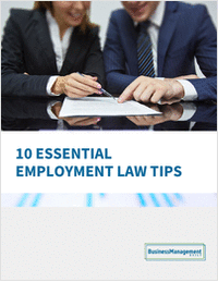 10 Essential Employment Law Tips