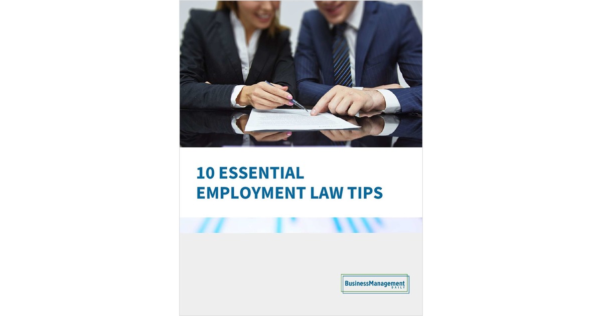 10 Essential Employment Law Tips