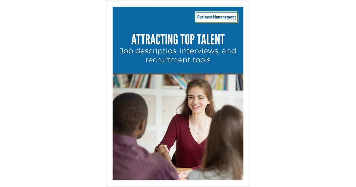 Attracting top talent -- job descriptions, interviews, and recruitment tools.