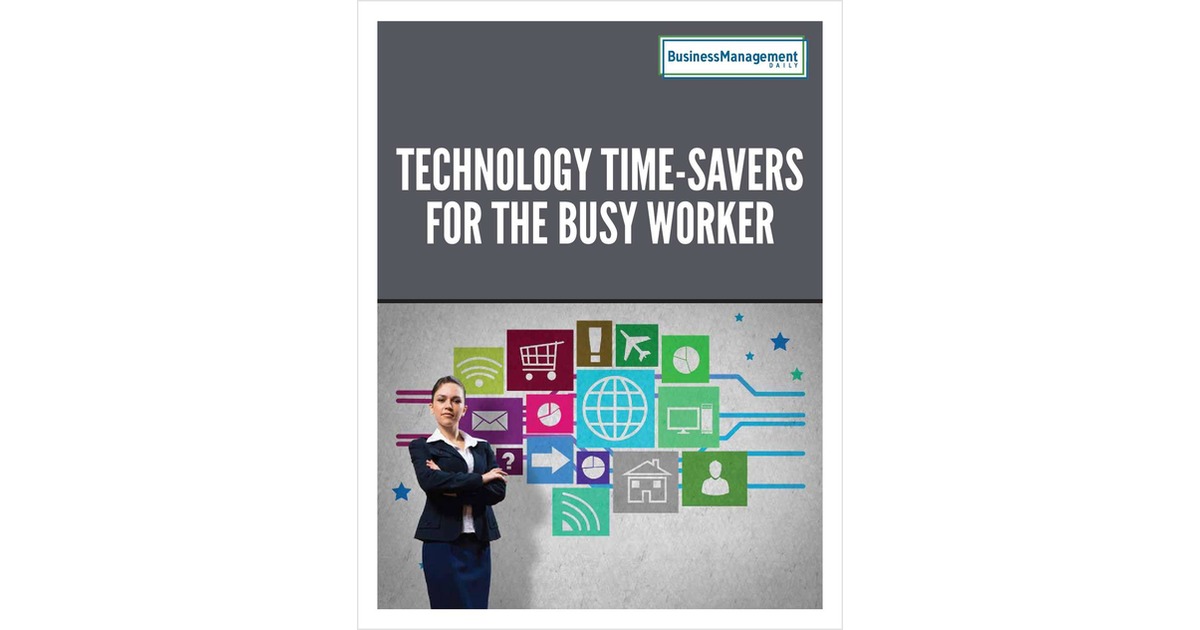 Technology Time-Savers for the Busy Worker