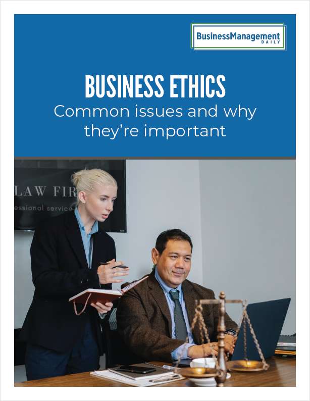 Business Ethics: Common issues and why they're important Free Report