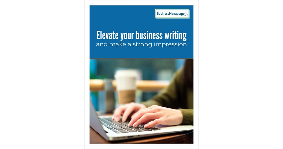 Elevate your business writing and make a strong impression