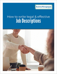 How to Write Legal & Effective Job Descriptions