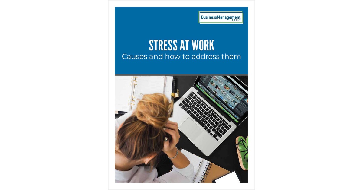 Stress at Work: Causes and how to address them Free Report