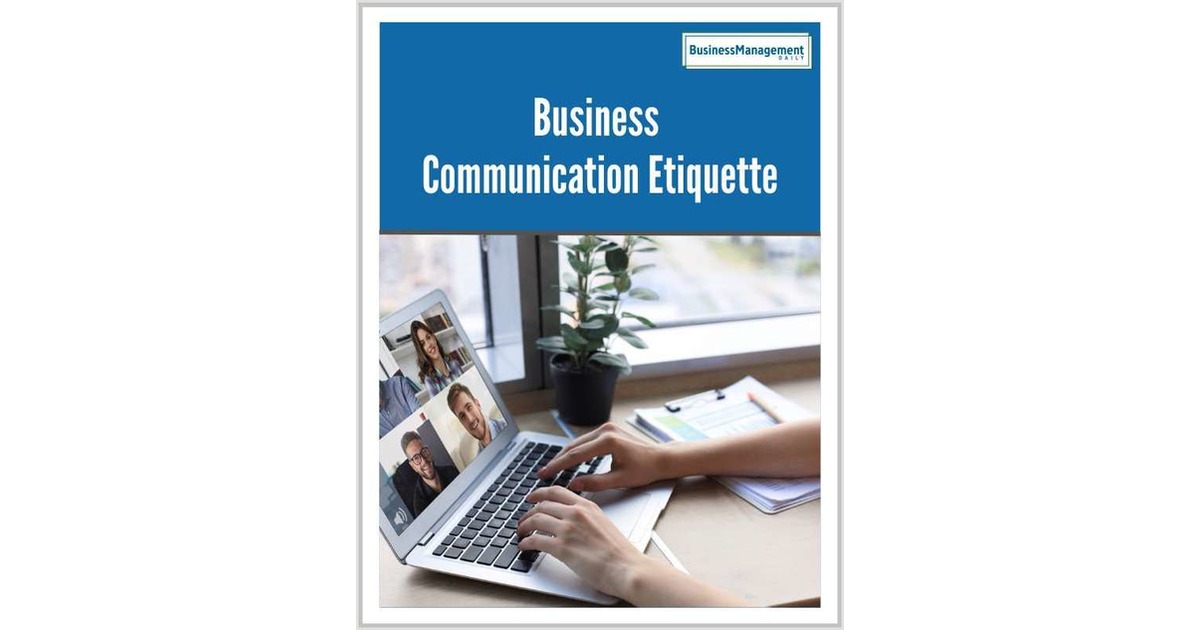 Business Communication Etiquette